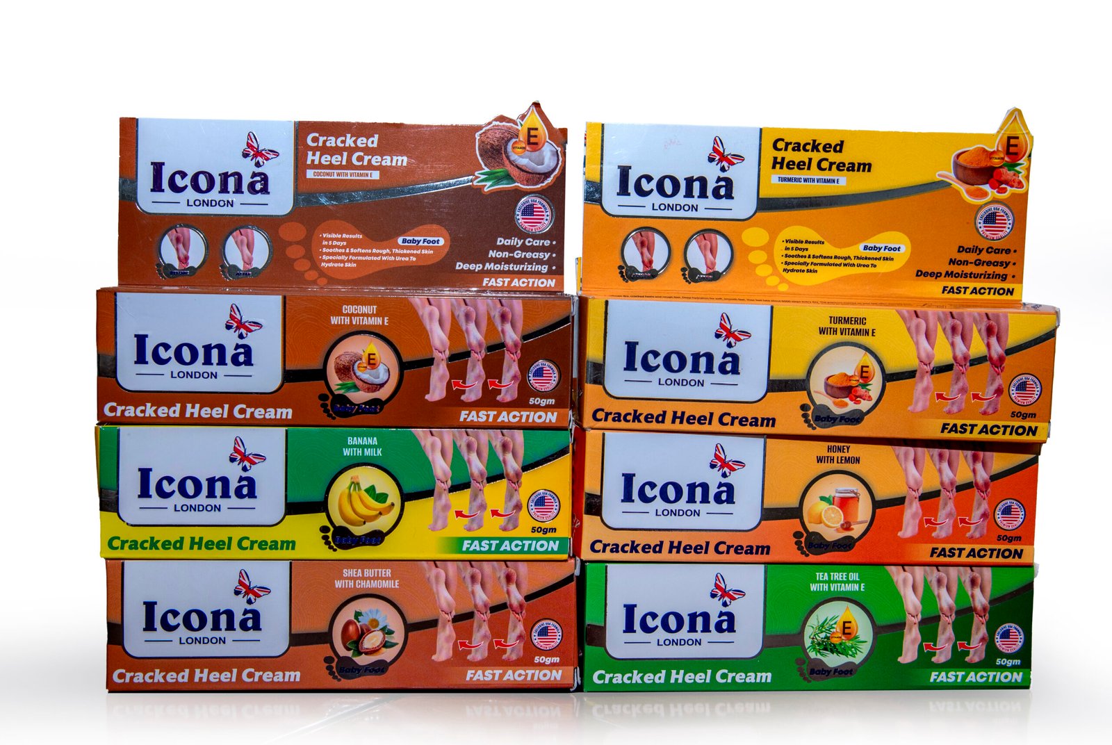 ICONA LONDON CRACKED HEEL CREAM 50GM